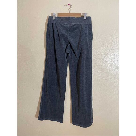 Michael Kors Womens Pants Small Gray Pockets Drawstring Wide Leg Cotton Blend - Picture 3 of 7